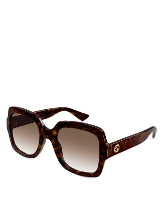 Gucci Minimal Squared Sunglasses, 54mm | Bloomingdale's