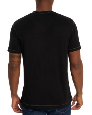 Eastwood Top Stitched V Neck Tee