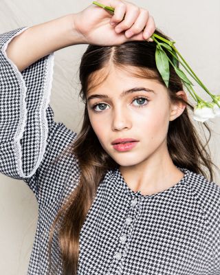 Girls' West End Houndstooth Seraphine Nightgown - Baby, Little Kid, Big Kid