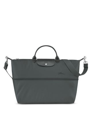 Longchamp - Le Pliage Green Expandable Travel Duffel Nylon Weekender