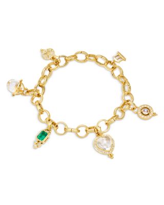 18K Yellow Gold Classic Open Link Bracelet