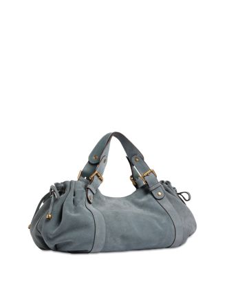 Gerard Darel 24H Blue Leather Handbag | Bloomingdale's Handbags