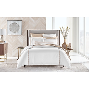 Hudson Park Collection Italian Tivoli Embroidered Duvet, Full/queen - 100% Exclusive In Champagne