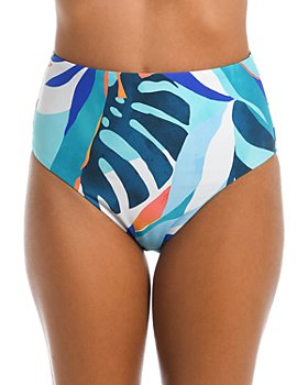 La Blanca - Coastal Palms High Waist Bikini Bottom 