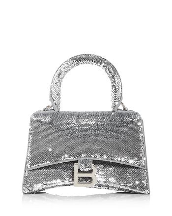 Balenciaga - Hourglass XS Sequin Top Handle Bag