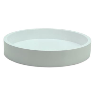 8.5" Round Lacquer Tray