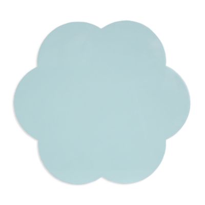 Scalloped Lacquer 13" Placemats, Set of 4