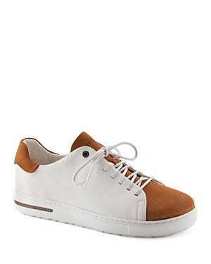 Birkenstock Panelled Low-top Sneakers In Brown/white