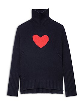 Zadig & Voltaire - Alma Heart Intarsia Wool Sweater