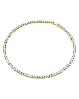 Swarovski Matrix Crystal Tennis Necklace, 16.4