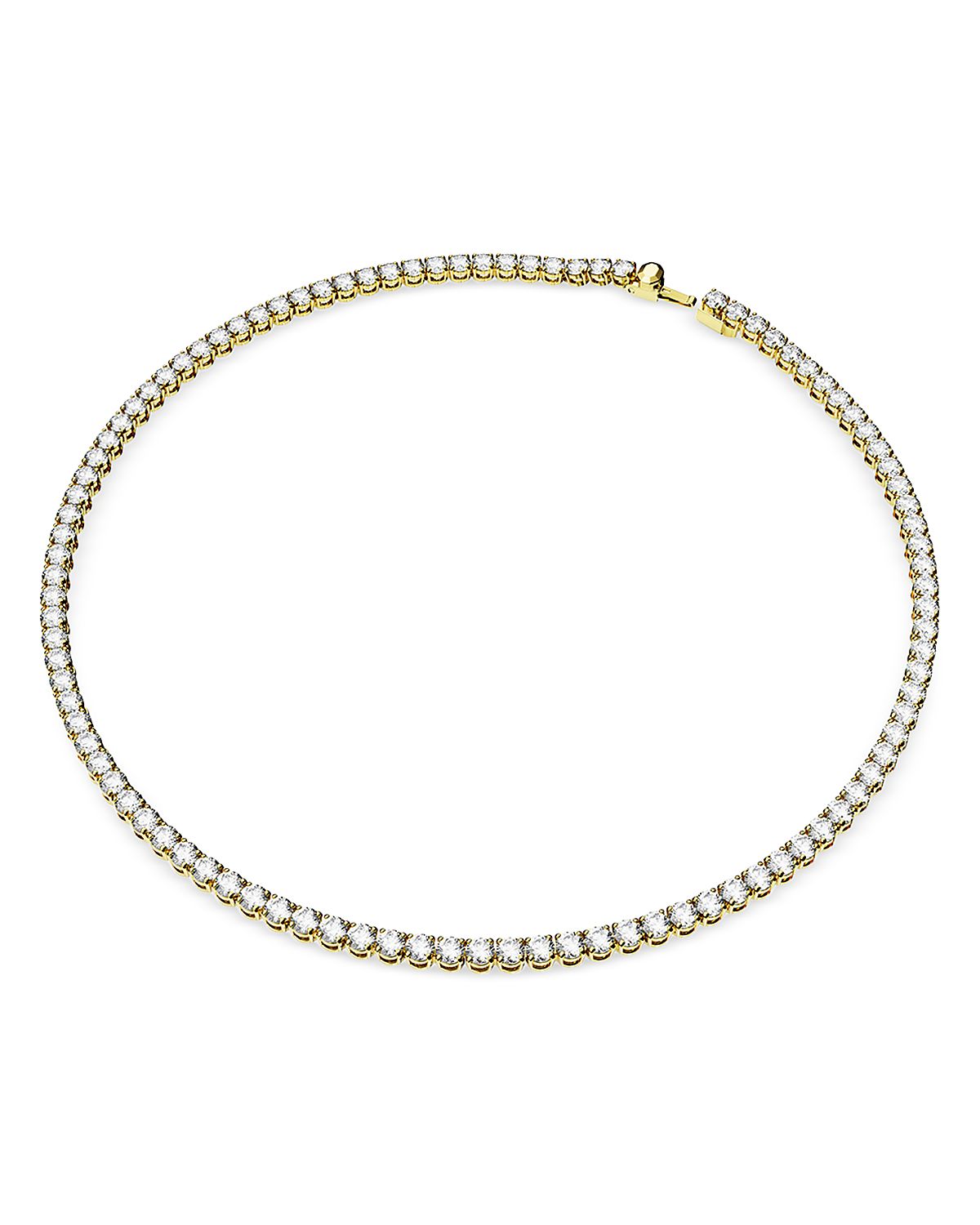 Swarovski Matrix Crystal Tennis Necklace
