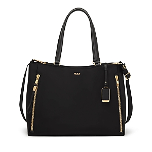 Tumi Valetta Large Tote Bag In Black/gold