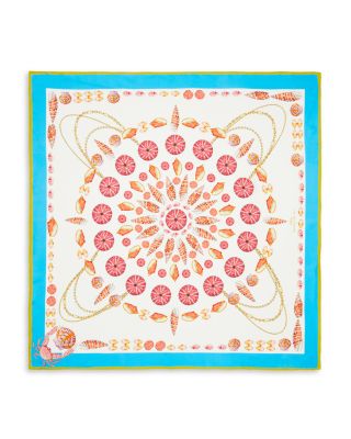 Echo Jewels of the Sea I Square Silk Scarf