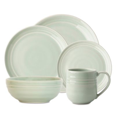 Juliska - Bilbao Dinnerware 5 Piece Place Setting, Sage