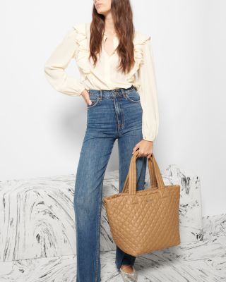 Medium Quilted Nylon Metro Tote Deluxe