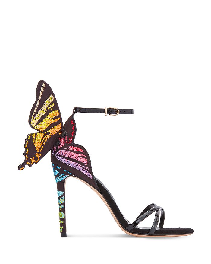 Sophia Webster Women's Chiara Crystal Butterfly High Heel Sandals ...