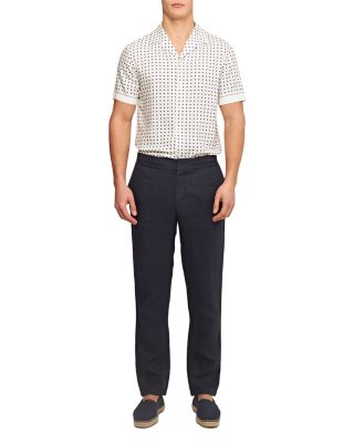 Cornell Tailored Fit Linen Trousers