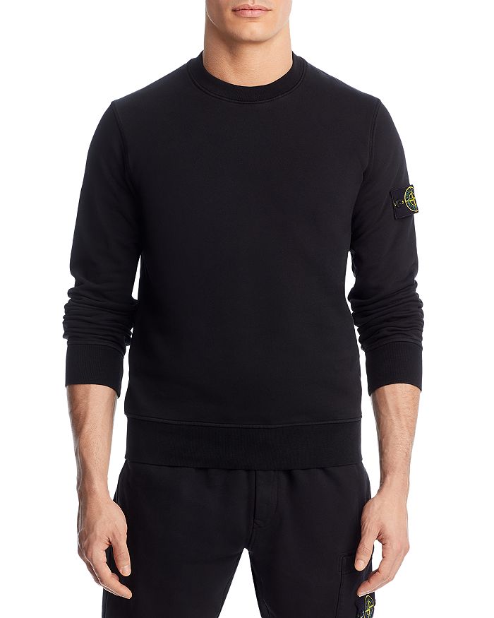 Stone Island Slim Fit Crewneck Sweater With Sleeve Detail | Bloomingdale's