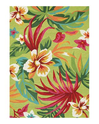 Couristan Covington Outdoor Painted Fern Area Rug, 2' x 4'