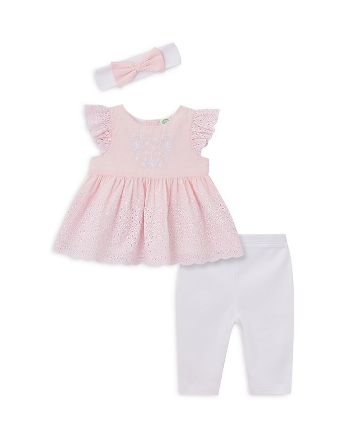 Little Me Girls Daisy Eyelet Dress Set Baby Bloomingdale s