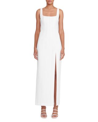 STAUD - Portrait Sleeveless Seamed Gown