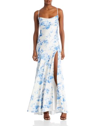 V. Chapman Isla Floral Print Maxi Slip Dress | Bloomingdale's Women