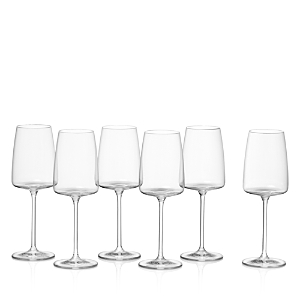 Shop Schott Zwiesel Sensa White Wine Glasses, Set Of 6 In Clear