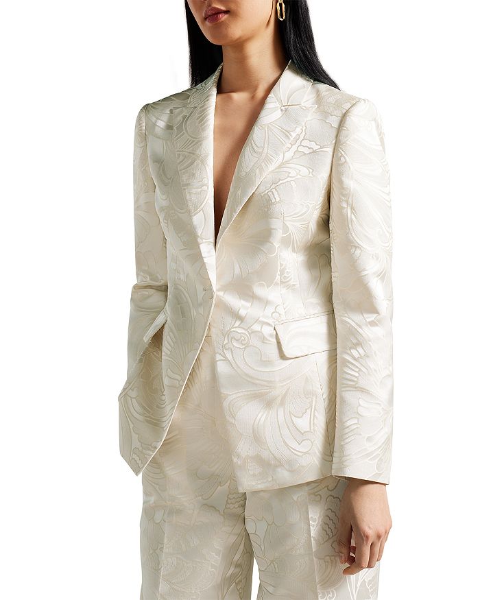 Ted Baker - Majia Single Breasted Jacquard Jacket