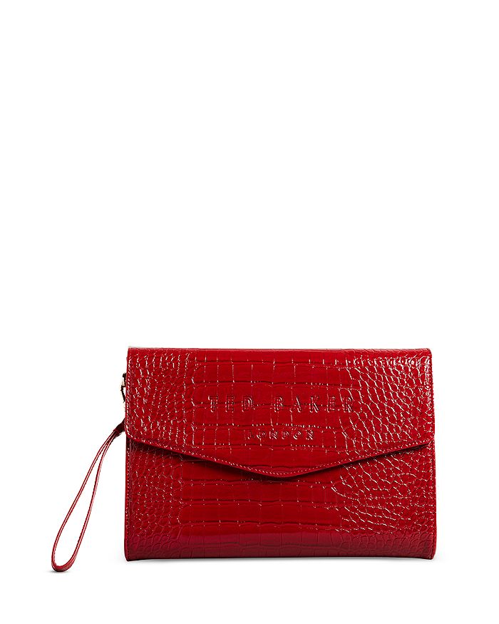 Ted Baker - Crocey Croc Embossed Envelope Pouch