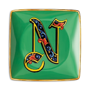 Shop Versace Holiday Alphabet Canape Dish In N