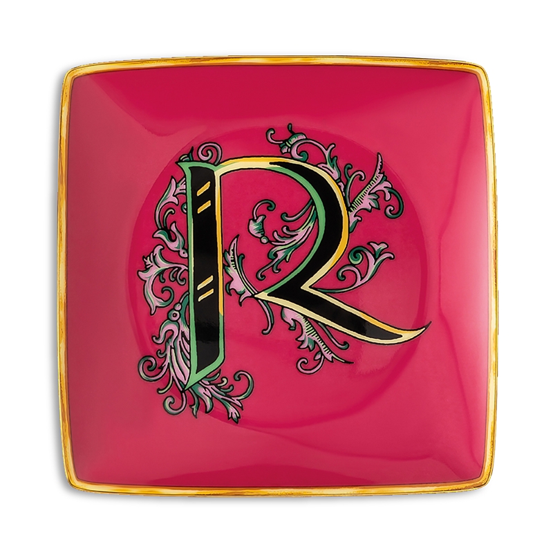 Versace Holiday Alphabet Canape Dish In R