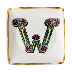 Versace Holiday Alphabet Canape Dish In W