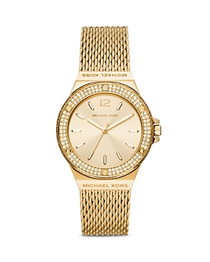 Shop Michael Kors Lennox Watch, 37mm In Gold