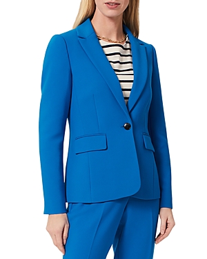 Hobbs London Suki Single Button Jacket In Imperial Blue