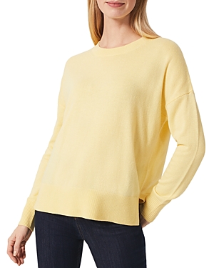 Hobbs London Lydia Button Sweater In Lemon Zest