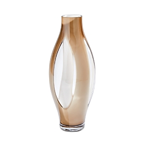Global Views Topaz Fly Through Vase, Medium In Brown