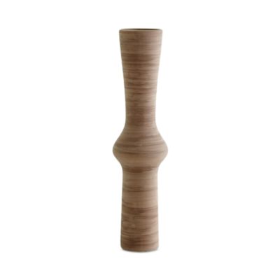 Global Views - Expo Vase in Brown, Low Neck