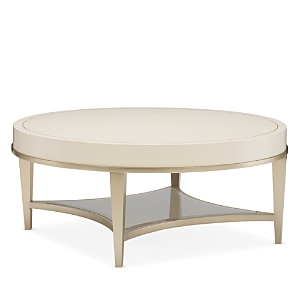 Caracole Adela Round Cocktail Table In Light