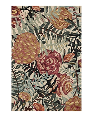 Loloi Belladonna Blm-02 Area Rug, 8'6 X 11'6 In Ivory/teal