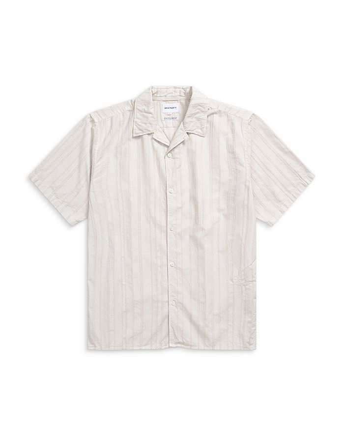 Norse Projects Carsten Stripe Short Sleeve Shirt | Bloomingdale's
