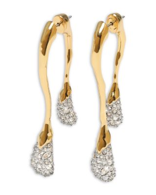 Alexis Bittar - Solanales Crystal Front Back Link Earrings