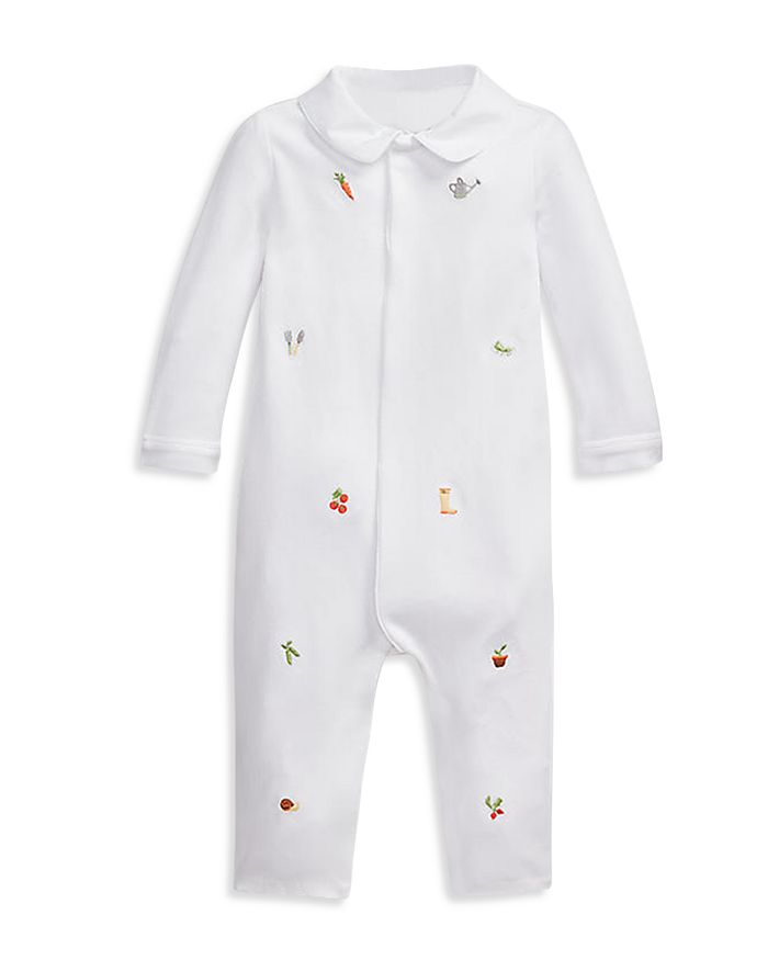 Ralph Lauren - Boys' Embroidered Organic Cotton Coverall - Baby