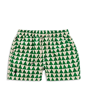 Shop Oas Jungle Tailored Fit Drawstring Swim Shorts In Green