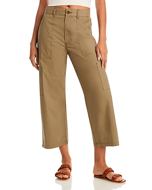 Agolde Daria Wide-leg Utility Pants In Duffle