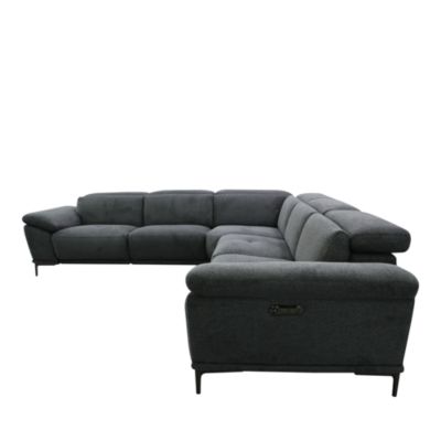 Aprile 5-Piece Power Reclining Fabric Sectional - Exclusive