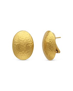 Gurhan - 24K Yellow Gold Spell Stud Earrings