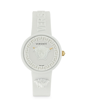 Shop Versace Medusa Pop Watch, 39mm In White