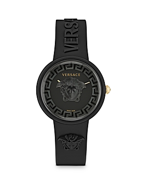 Shop Versace Medusa Pop Watch, 39mm In Black