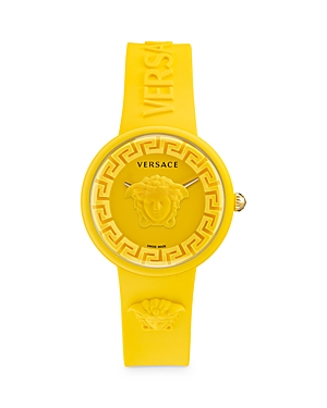 Shop Versace Medusa Pop Watch, 39mm In Yellow