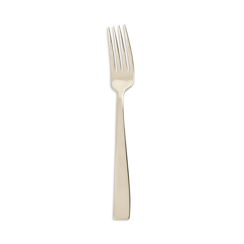 Sambonet Flat Champagne Stainless Steel Serving Fork In Champagne